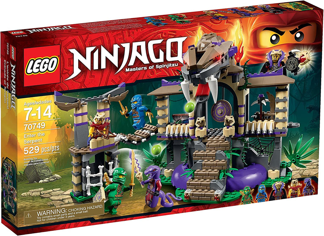 70749 Ninjago Enter the Serpent (Retired) (Certified Complete)