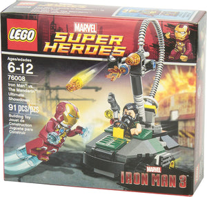 76008 Super Heroes Iron Man vs. The Mandarin Ultimate Showdown (Retired) (Certified Complete)