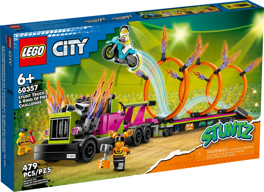 60357 Stunt Truck & Ring of Fire Challenge