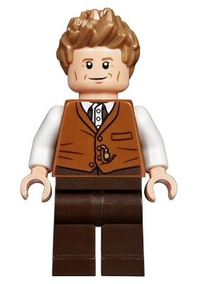 HP165 Newt Scamander - Dark Orange Vest