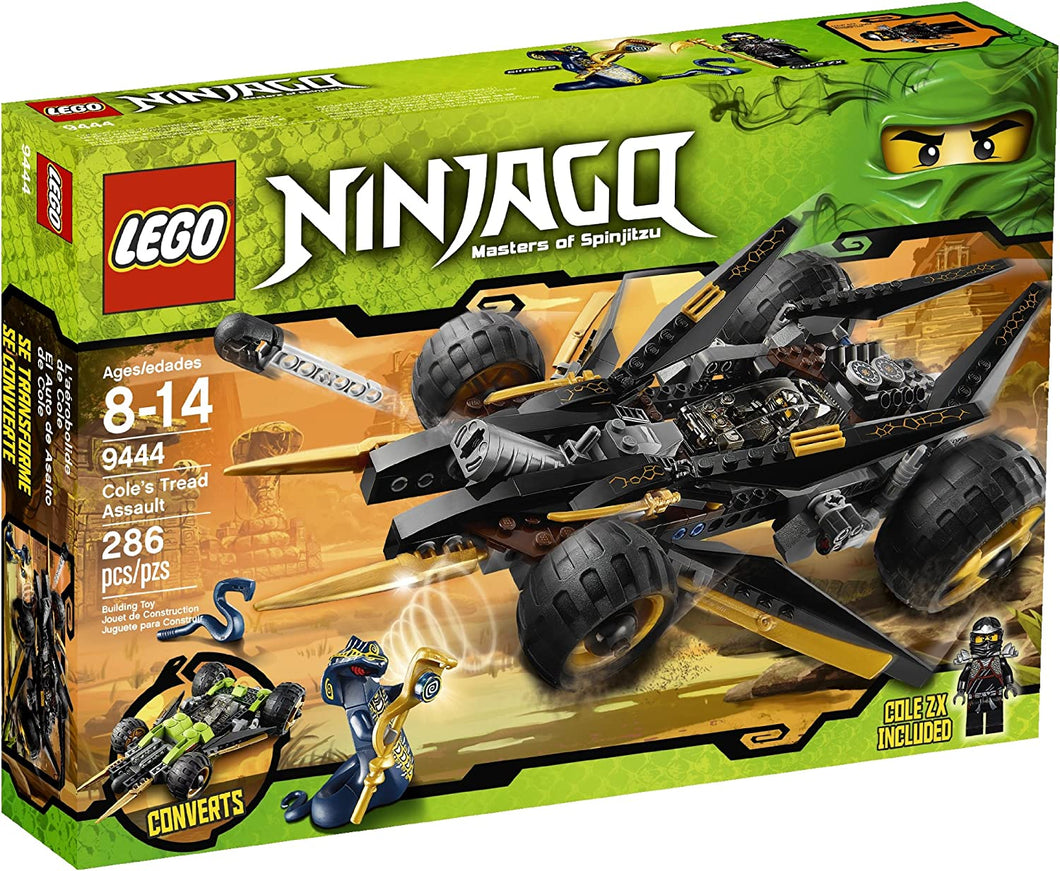 9444 Ninjago Cole's Tread Assault (Retired) (Certified Complete
