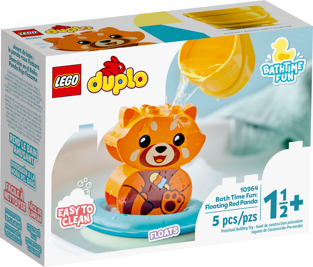 10964 Bath Time Fun: Floating Red Panda