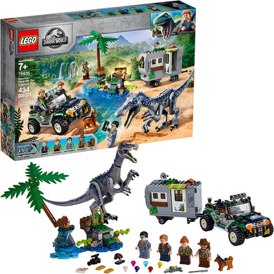 75935 Jurassic World Baryonyx Face Off: The Treasure Hunt (Retired) (Certified Complete)