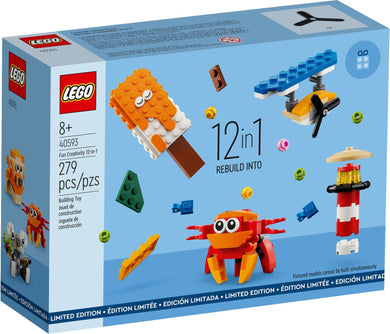 40593 LEGO Fun Creativity 12-in-1 (Retired) (New Sealed)