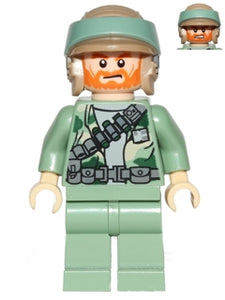 SW0511 Endor Rebel Commando - Beard and Angry Dual Sided Head