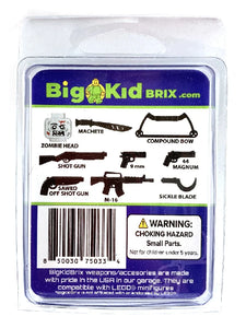 Big Kid Brix Zombie Killer Weapons Pack Black