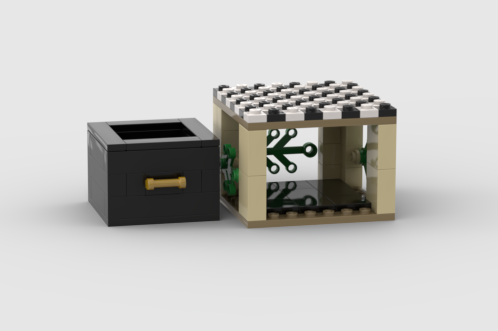 Travel Chess Box for Brick Mini