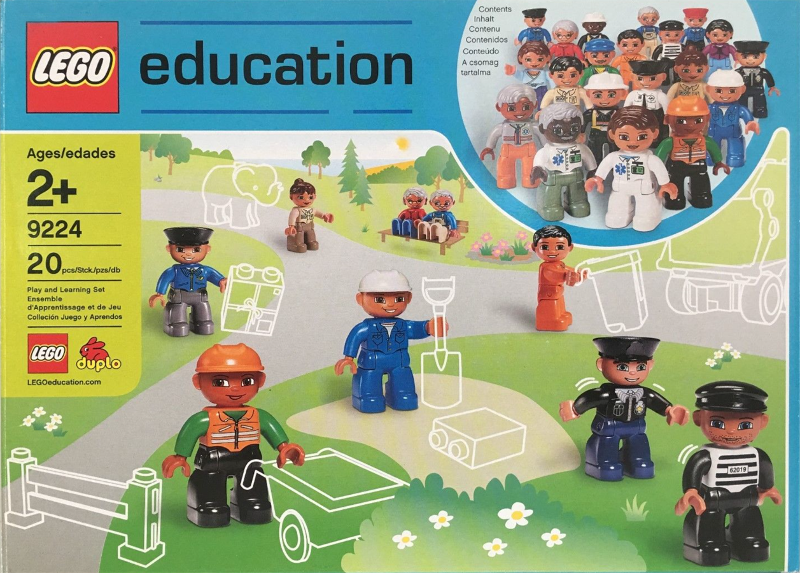 9224 Lego Education Community People (Retired) (Certified Complete)