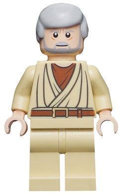 SW0274 Obi-Wan Kenobi - Old, Light Nougat, White Pupils