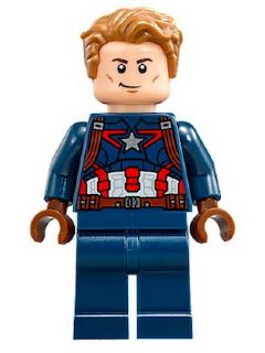 SH264 Captain America - Detailed Suit - Dark Brown Eyebrows
