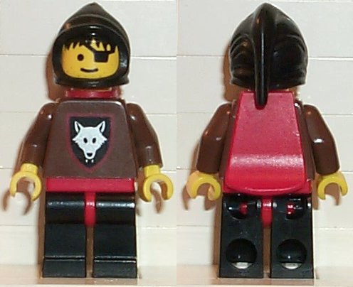CAS234 Wolfpack - Eye Patch, Brown Arms