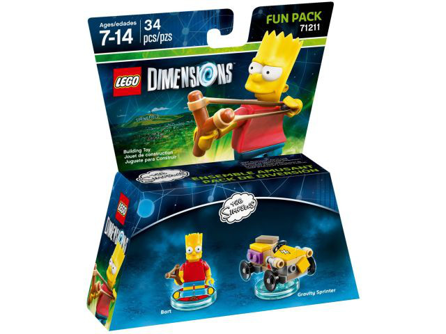 71211 Fun Pack - The Simpsons (Bart and Gravity Sprinter) (Retired) (Sealed)