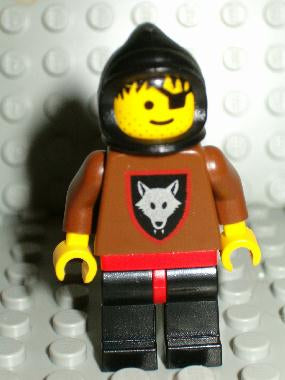 CAS255 Wolfpack - Eye Patch, Brown Arms and Black Legs, Black Hood, no Cape