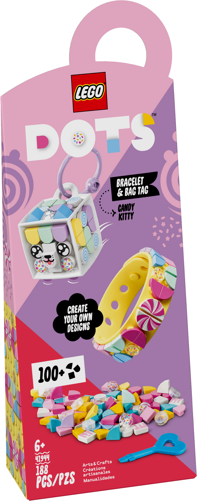 41944 Candy Kitty Bracelet & Bag Tag