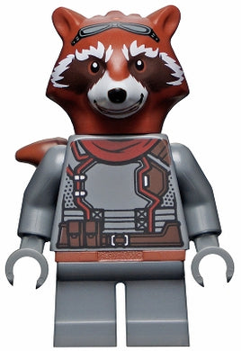 SH742 Rocket Raccoon - Dark Bluish Gray Outfit