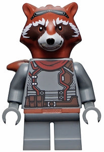 SH742 Rocket Raccoon - Dark Bluish Gray Outfit