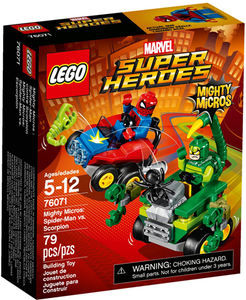 76071 Mighty Micros: Spider-Man vs. Scorpion (Retired) (Certified Complete)
