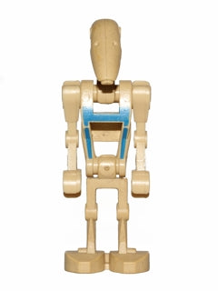 SW0065 Battle Droid Pilot with Tan Torso with Blue Insignia