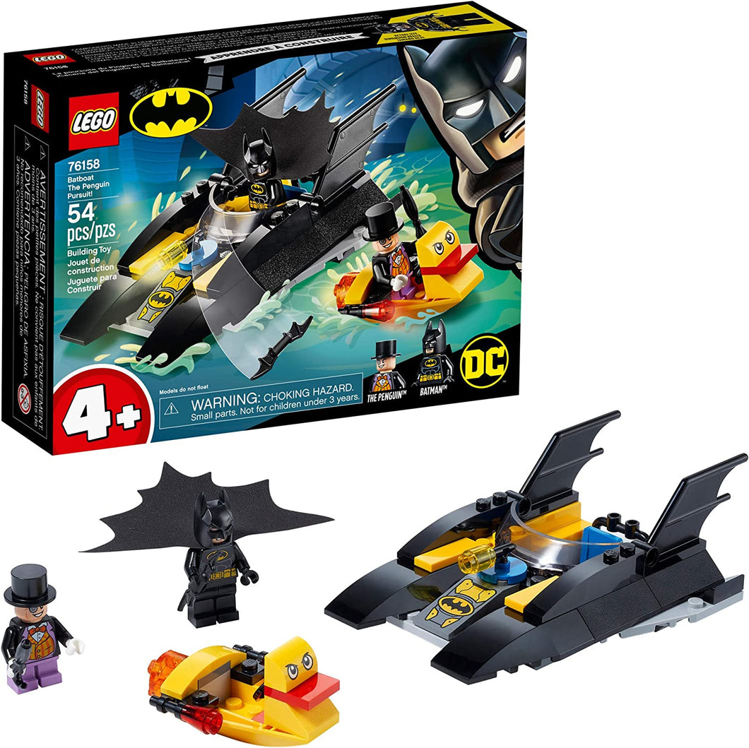 76158 DC Batboat The Penguin Pursuit! (Retired) (Certified Complete)