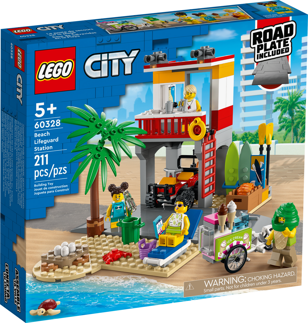 60328 Beach Lifeguard Station (Retired) (New Sealed)
