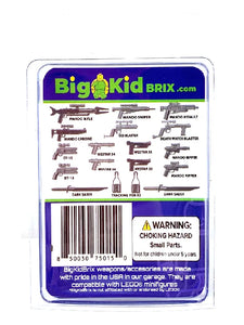 Big Kid Brix Mando Hunter Weapons Pack Grey
