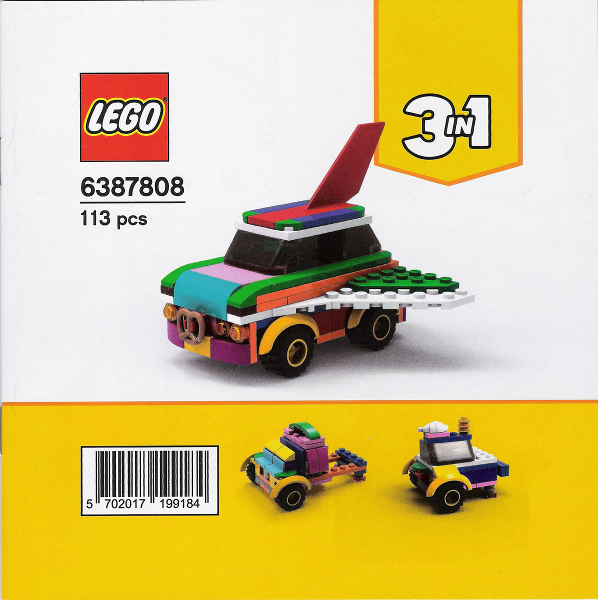 6387807 Rebuildable Flying Car (Retired)
