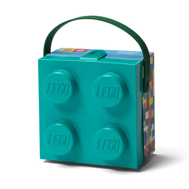 40243332 LEGO Lunch Box with Handle - Green/Green