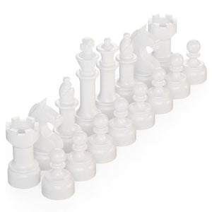 Brick Mini Chess Pieces White