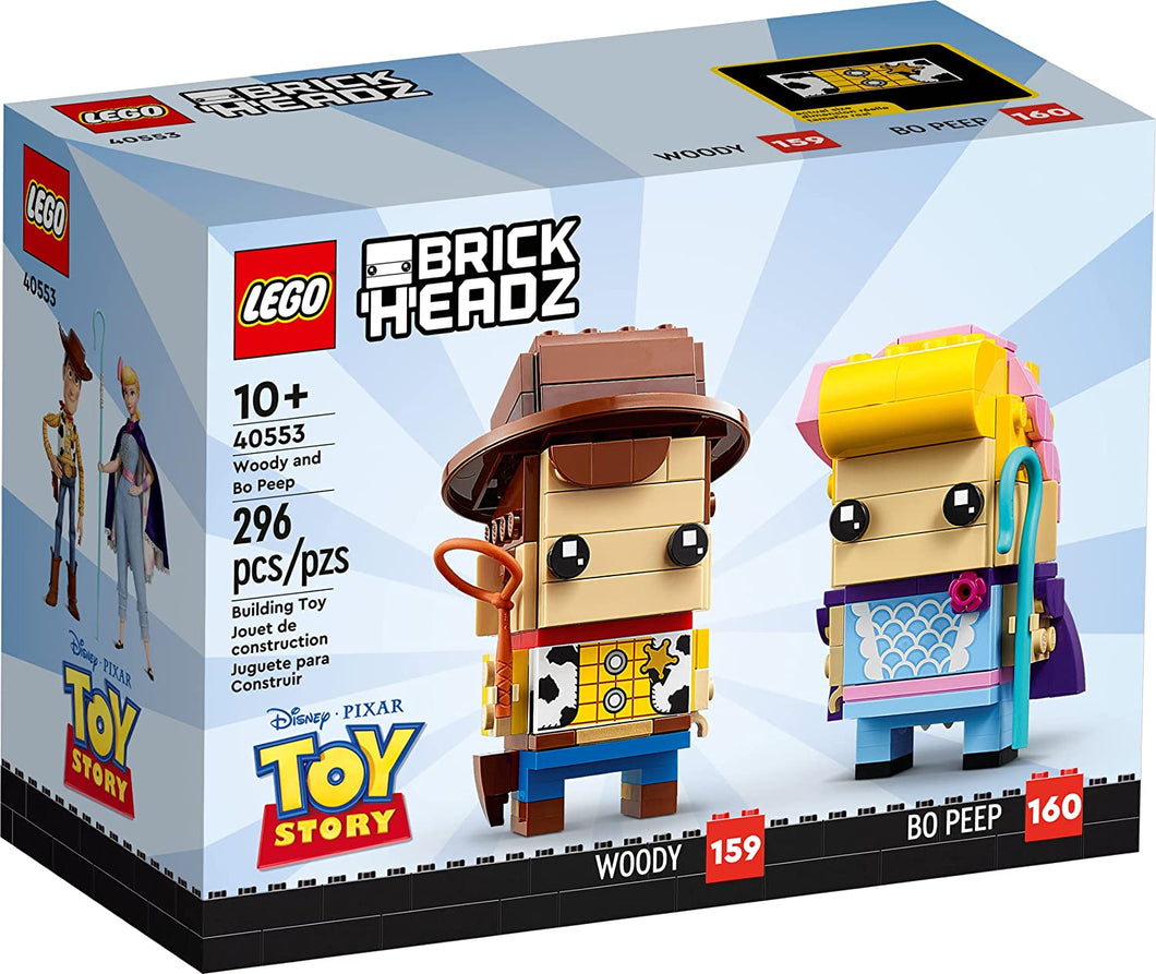 40553 BrickHeadz Woody and Bo Peep - Toy Story (Certified Complete)