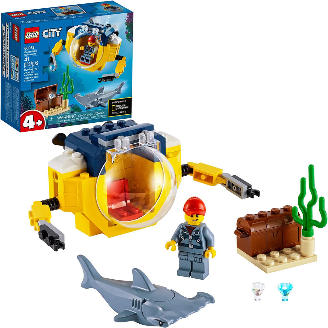 60263 Ocean Mini-Submarine (Retired) (Certified Complete)