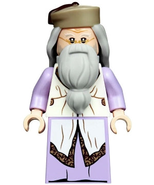 HP190 Albus Dumbledore, Lavender Robe, Dark Tan Hat