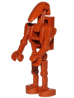 SW0467b Battle Droid Dark Orange with Back Plate
