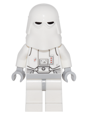 SW0764 Snowtrooper, Light Bluish Gray Hips with Clip Ring