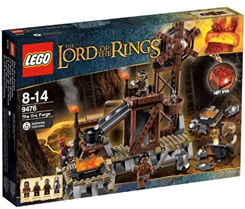 9476 The Lord of the Rings The Orc Forge (Retired) (Certified Complete)