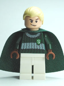 HP108 Draco Malfoy, Dark Green and White Quidditch Uniform