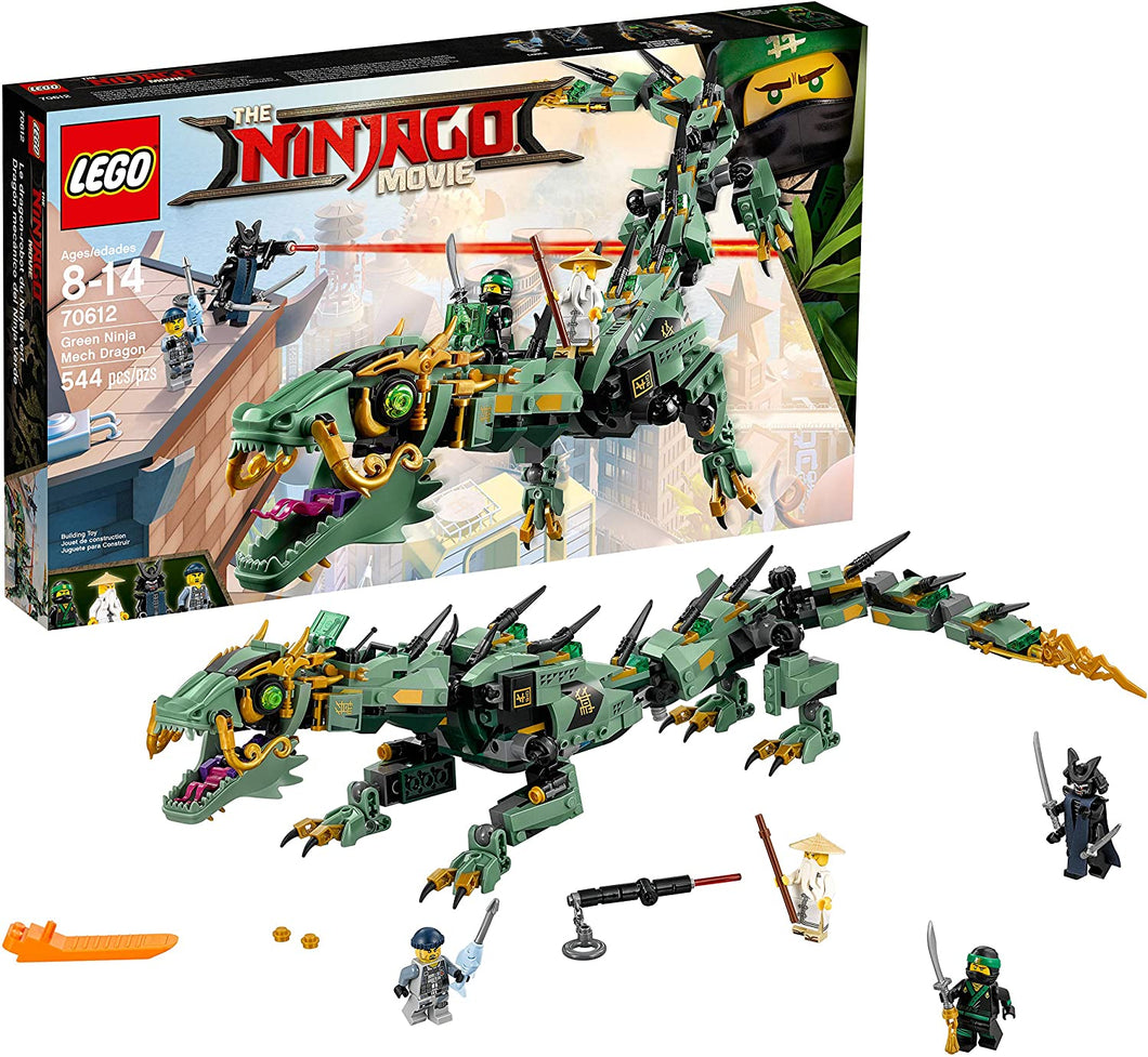 70612 Green Ninja Mech Dragon (Retired) (Certified Complete)