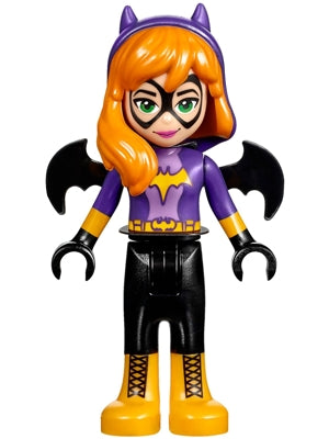SHG001 Batgirl - Black Legs, Bright Light Orange Boots