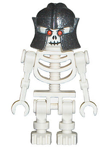 CAS329 Fantasy Era - Skeleton Warrior 3, White, Speckled Helmet (Includes Halberd)