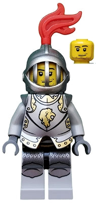 CAS499 Kingdoms - Lion Knight Armor with Lion Head, Helmet with Fixed Grille