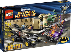 6864 Batmobile and The Two-Face Chase (Retired) (Certified Complete)