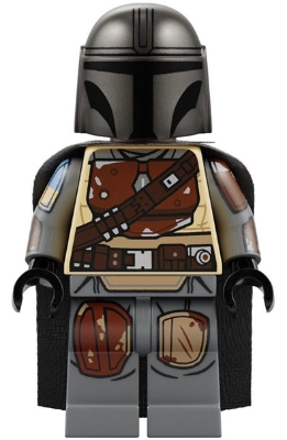 SW1242 The Mandalorian / Din Djarin / 'Mando' - Brown Durasteel Armor, Printed Arms