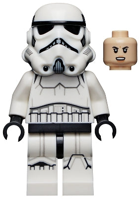 SW1168 Stormtrooper - Female (Dual Molded Helmet, Gray Squares on Back, Grimacing)