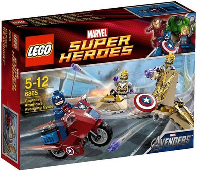 6865 Captain Americas Avenging Cycle (Retired) (Certified Complete)