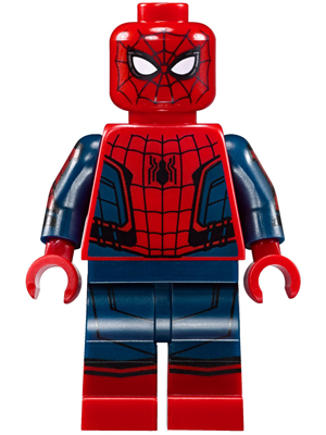 SH420 Spider-Man - Black Web Pattern, Red Torso Small Vest, Red Boots