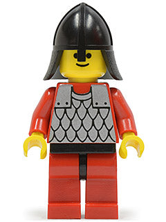 CAS162 Scale Mail - Red with Red Arms