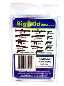 Big Kid Brix Modern Weapons Gray Pack