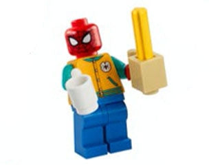 SH757 Spider-Man - Bright Light Orange Letter Jacket (with Accessories)