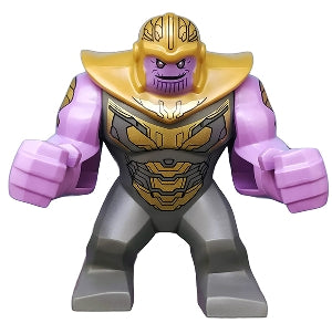 SH576 Thanos - Dark Bluish Gray Armor with Helmet and Gauntlet