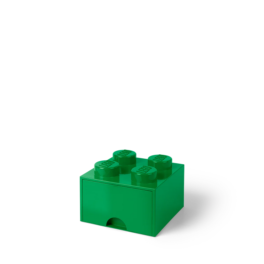 40051734 LEGO Brick Drawer 4 Brick Drawers Dark Green