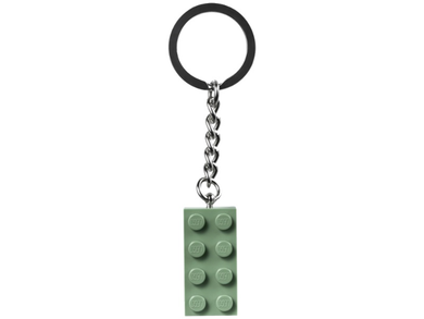 854159 2 x 4 Brick - Sand Green Key Chain